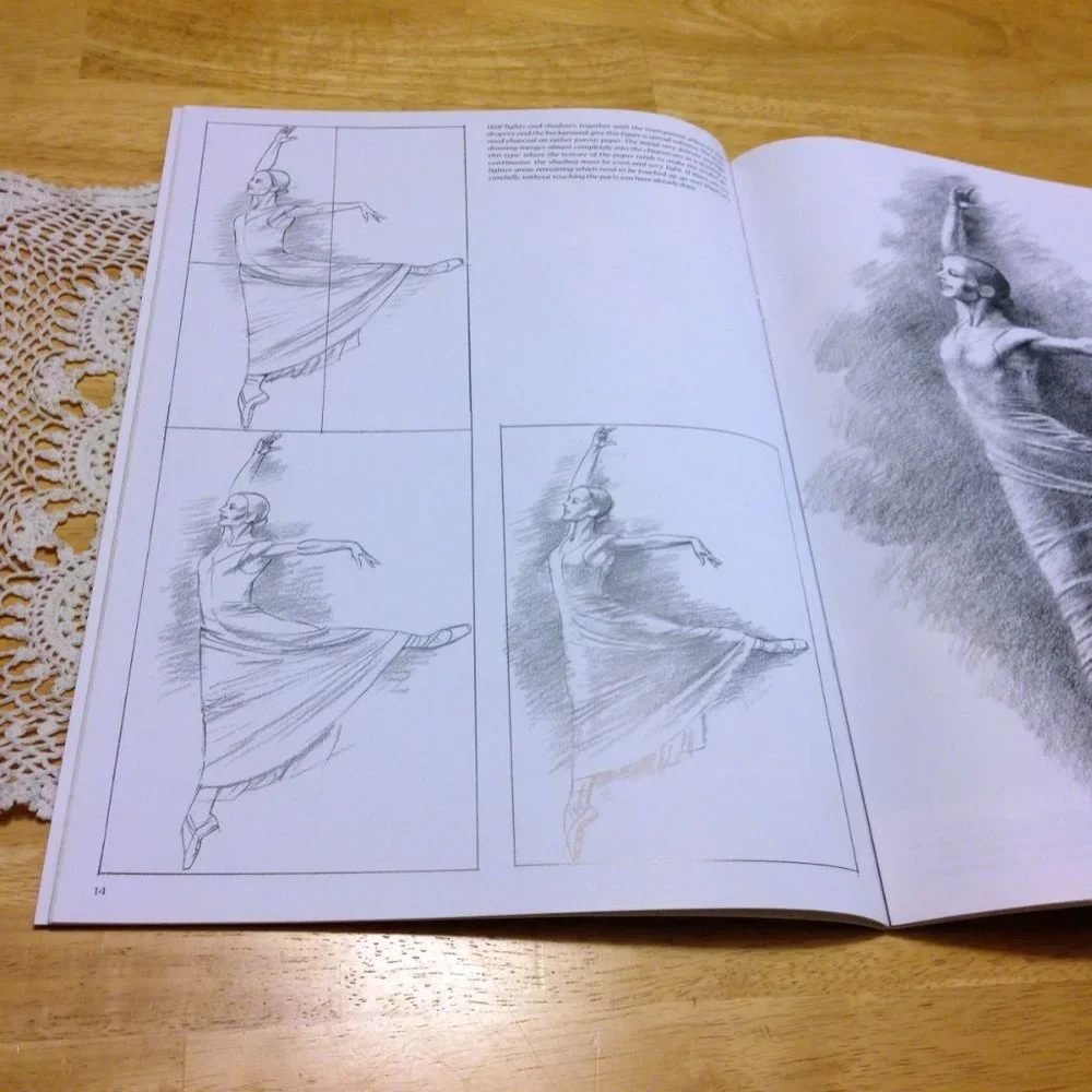 The Leonardo Collection - Dancers drawing instruction booklet